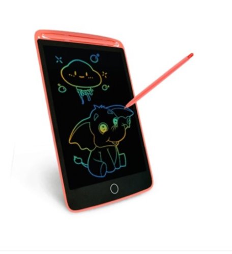 Tableta digitala 12 inch cu pix, pentru scris si colorat cu ecran lcd, baterie inclusa, roz bmg