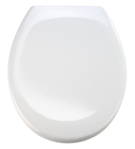 Capac de toaleta cu sistem automat de coborare, wenko, premium ottana, 37.5 x 44.5 cm, duroplast, alb