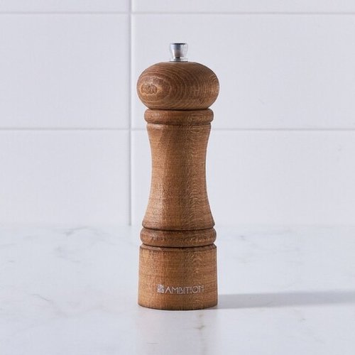 Rasnita piper / sare chess, ambition, 15 cm, lemn, natural