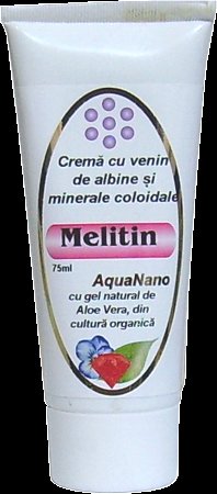 Crema minerale coloidale venin albine melitin 75ml - aqua nano