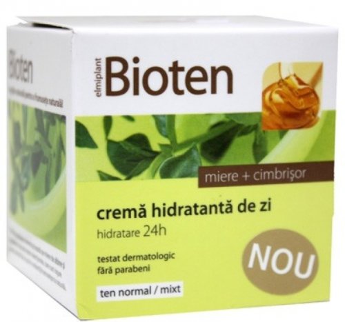 Crema zi hidratanta ten normal/mixt bioten 50ml - elmiplant