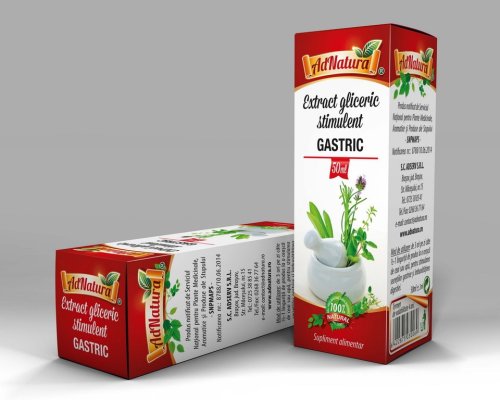 Extract hidrogliceric stimulent gastric 50ml - adnatura