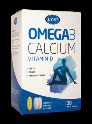 Kit omega3 30cps+calciu d 60cp - lysi
