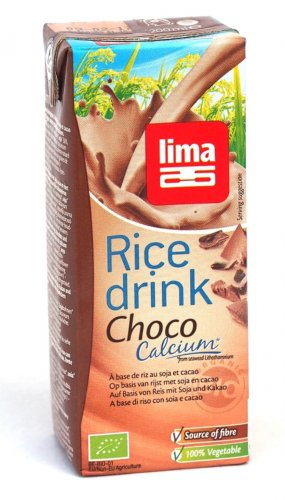 Lapte orez soia ca ciocolata 200ml - lima