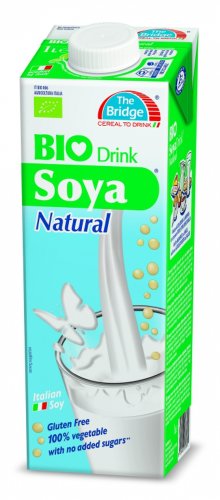 Lapte soia simplu 1l - the bridge