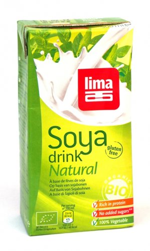 Lapte soia simplu bio 500ml - lima