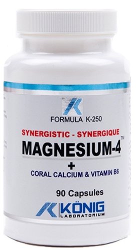Magneziu calciu coral vitamina b6 90cps - konig