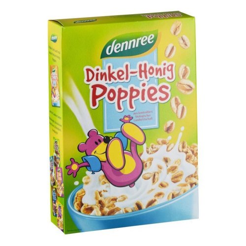 Poppies spelta miere 375g - dennree