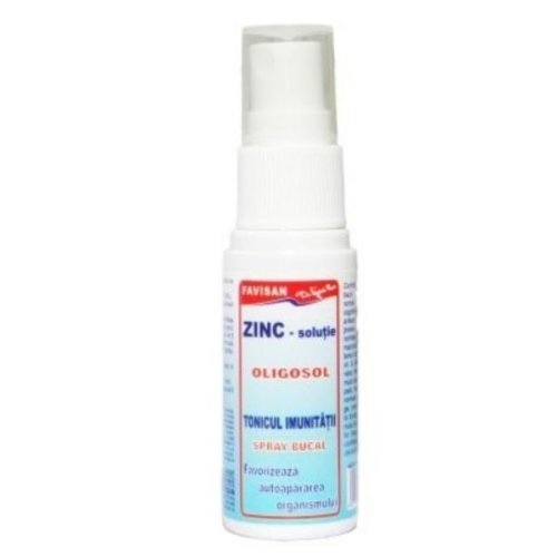 Spray bucal zinc oligosol 30ml - favisan