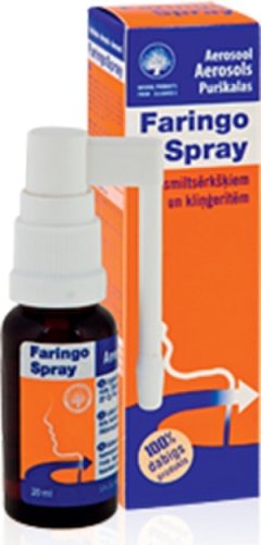 Spray faringo 20ml - silvanols
