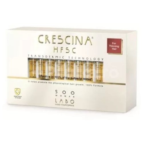 Crescina hfsc transdermic 500 woman, 20 fiole