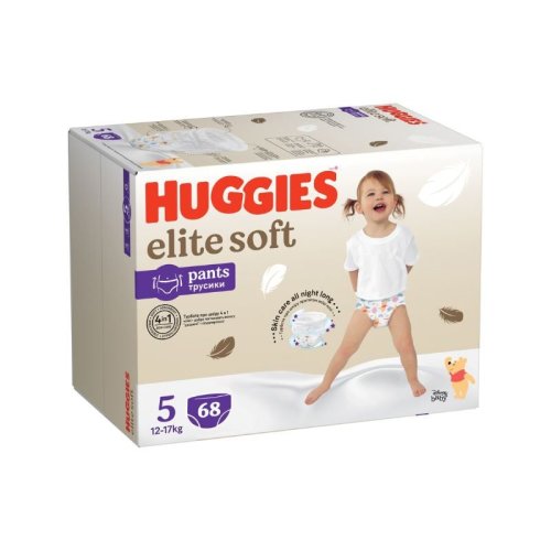 Huggies elite soft pants box, nr.5, 12-17kg, 68 bucati