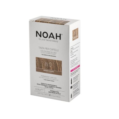 Noah vopsea de par naturala fara amoniac, blond deschis (8.0), 140ml