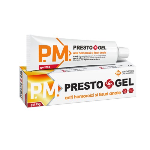 P.m. Innovation Laboratories Ltd Prestogel indicat in ingrijirea zonei ano-rectale, 25 g