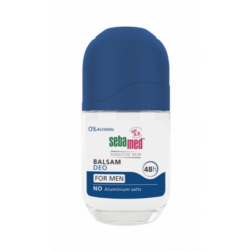 Sebamed, deodorant balsam roll-on sensitive pentru barbati, 50 ml
