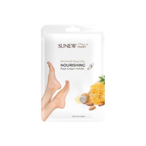 Sunew Med Sunewmed+ masca hidratanta pentru picioare cu ulei de migdale dulci si laptisor de matca, 40g