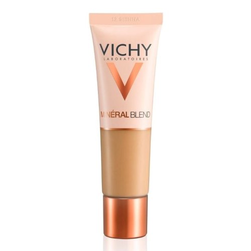 Vichy mineralblend fond de ten hidratant 12 nuanta sienna cu acid hialuronic si pigmenti minerali, 30ml