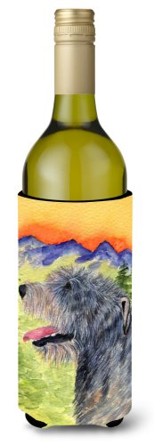 Caroline`s treasures carolines comori ss8209literk irlandez wolfhound sticla de vin hugger multicolore wine bottle