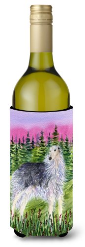 Caroline`s treasures carolines comori ss8227literk borzoi sticla de vin hugger multicolore wine bottle