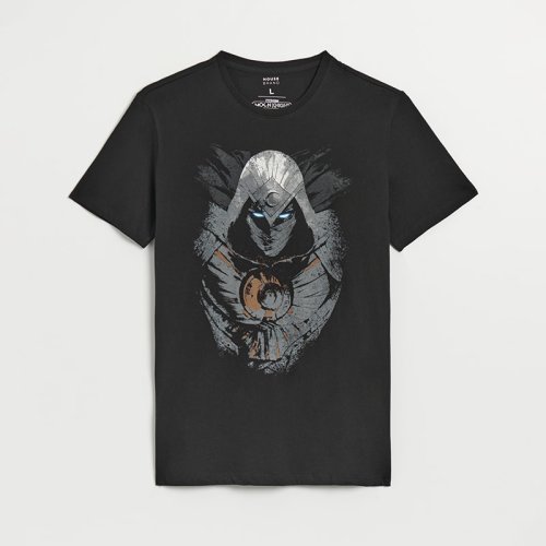 House - tricou cu imprimeu moon knight - negru
