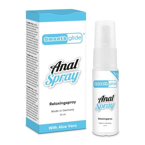 Spray anal smoothglide anal relaxing cu aloe vera, pentru relaxare anala, reduce sensibilitatea, 20 ml